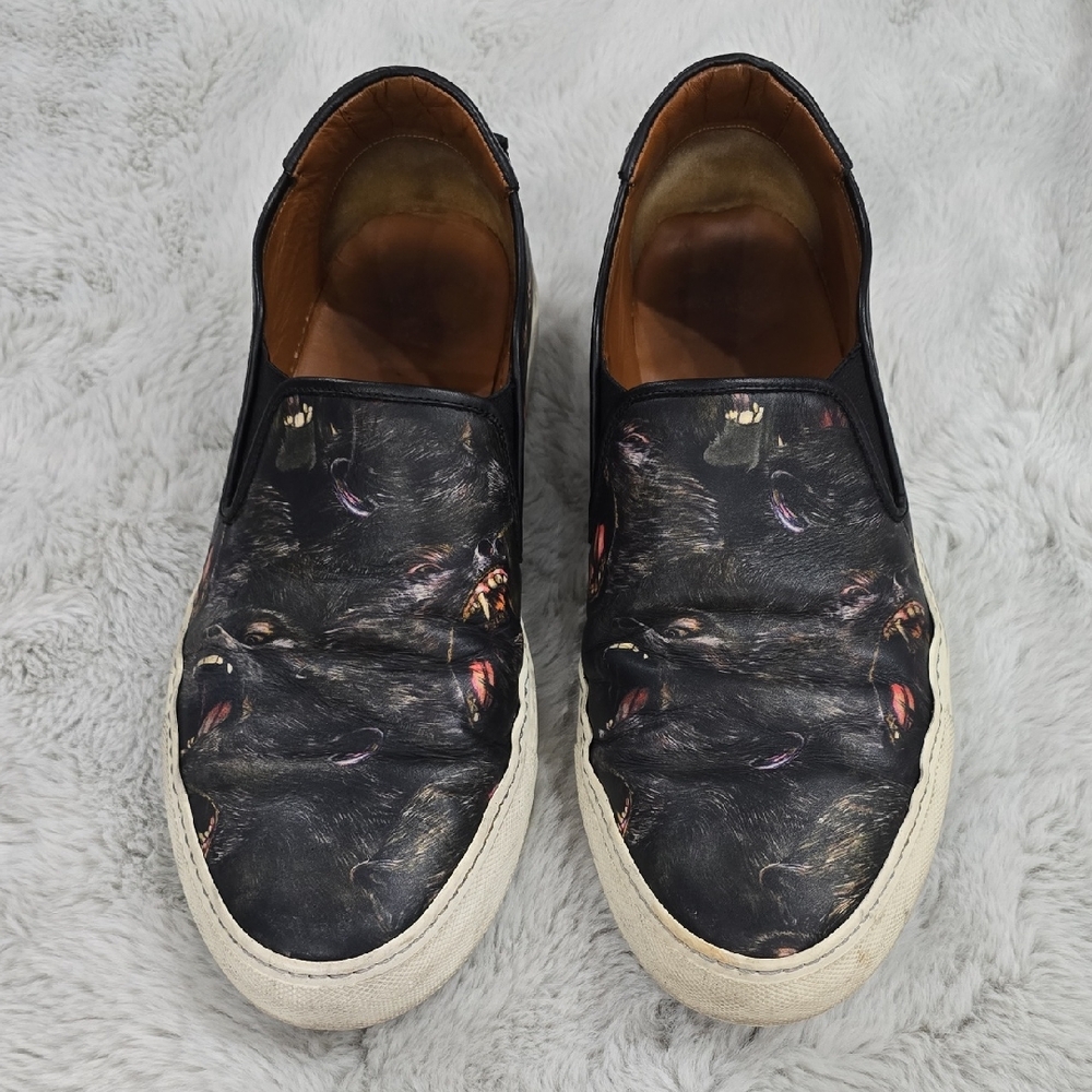 Givenchy Black and White Loafers